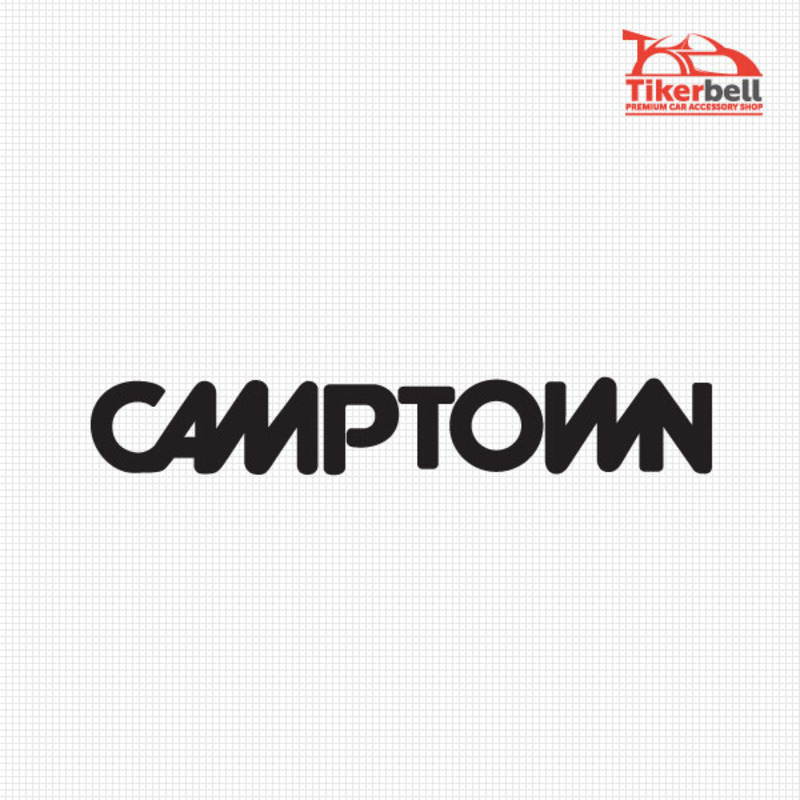 티커벨 Camptown 로고 캠핑 데칼스티커 TKCAMP-19