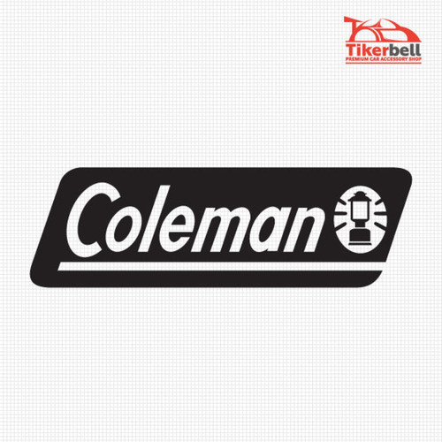 티커벨 Coleman 2 로고 캠핑 데칼스티커 TKCAMP-05