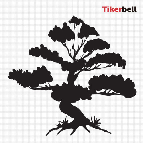 티커벨 나무02 대형 데칼스티커 TKL-28
