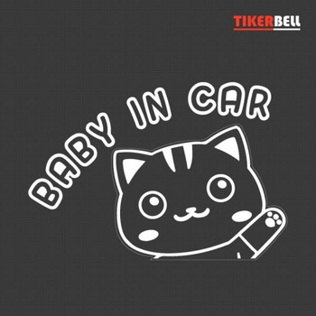 티커벨 귀여운 고양이 베이비인카 데칼스티커 TKBB_24