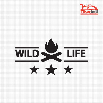 티커벨 Wild Life 1 로고 캠핑 데칼스티커 TKCAMP-21